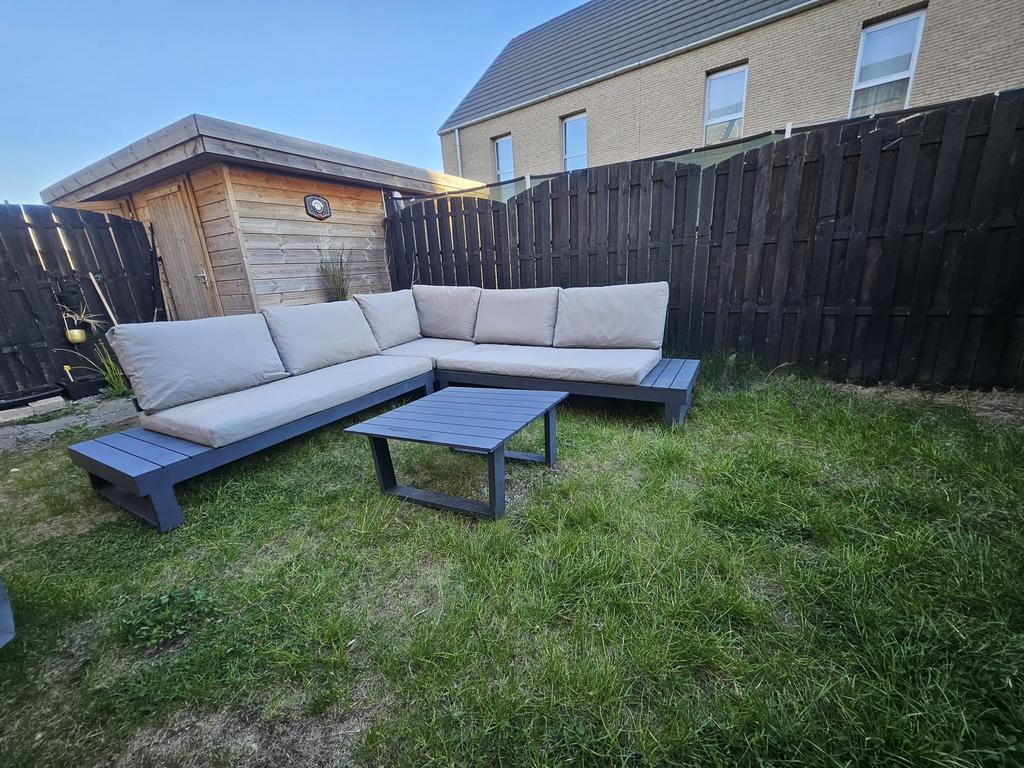 Ensemble salon de jardin haut qualité, Tuin en Terras, Tuinsets en Loungesets, Ophalen of Verzenden, Zo goed als nieuw, Aluminium