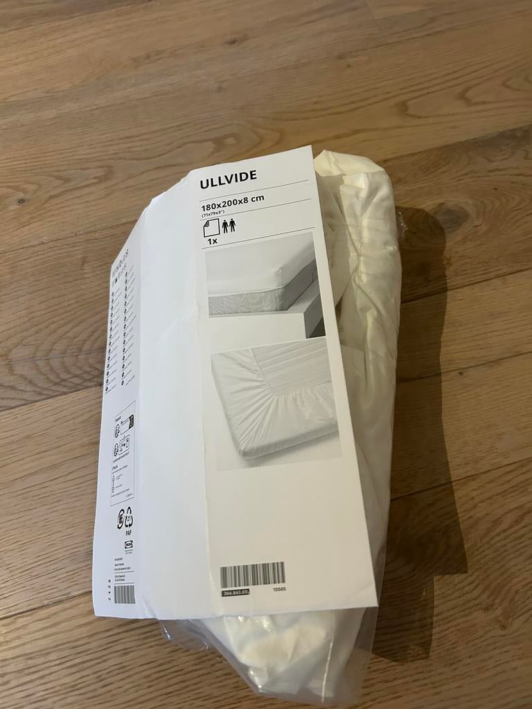 Ikea ullvide hoeslaken, Ophalen, Wit, Hoeslaken of Sloop, Nieuw