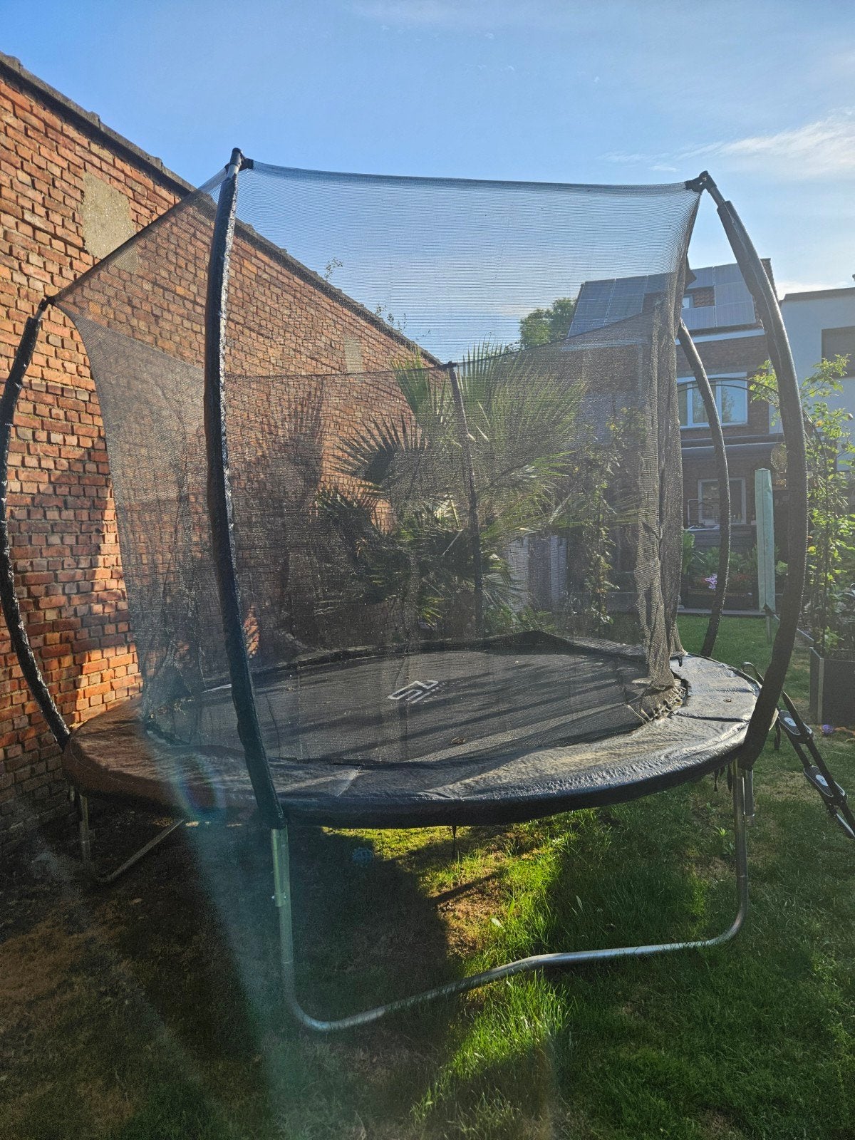 Trampoline de sport Benz robuste de 3 m avec bâche et escali, Enlèvement