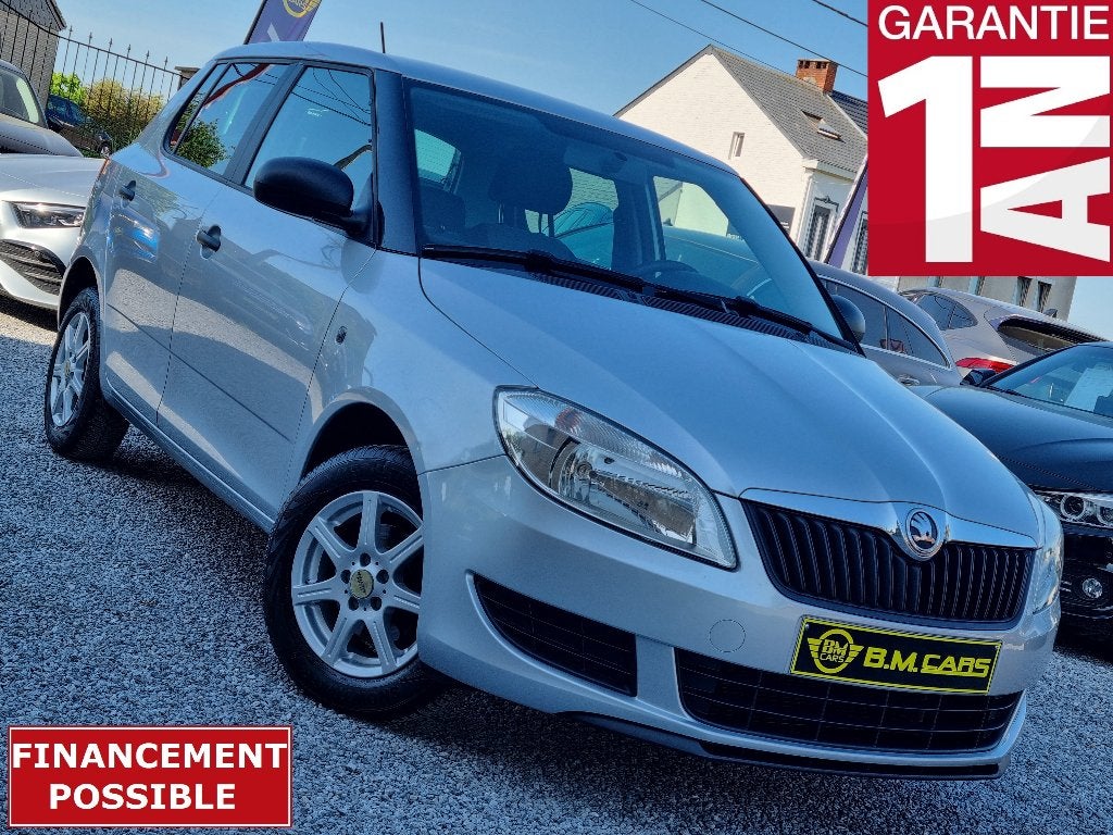 Skoda Fabia 1.2i ACTIVE 5 PORTES-CLIM-JANTES-GARANTIE-C.T, Achat, Entreprise, Noir, 5 portes