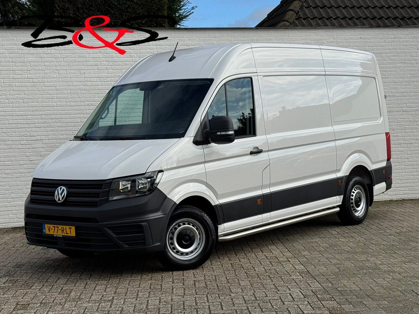 Volkswagen CRAFTER 35 2.0 TDI L3H3 RWD Camera Carplay Cruise, Auto's, Wit, Bedrijf, Te koop, Handgeschakeld