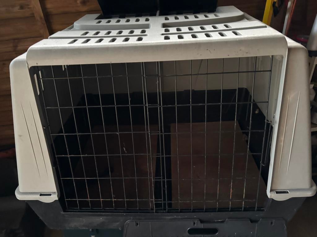 Honden bench, Dieren en Toebehoren, Ophalen, Gebruikt, 65 tot 100 cm, Hondenhok