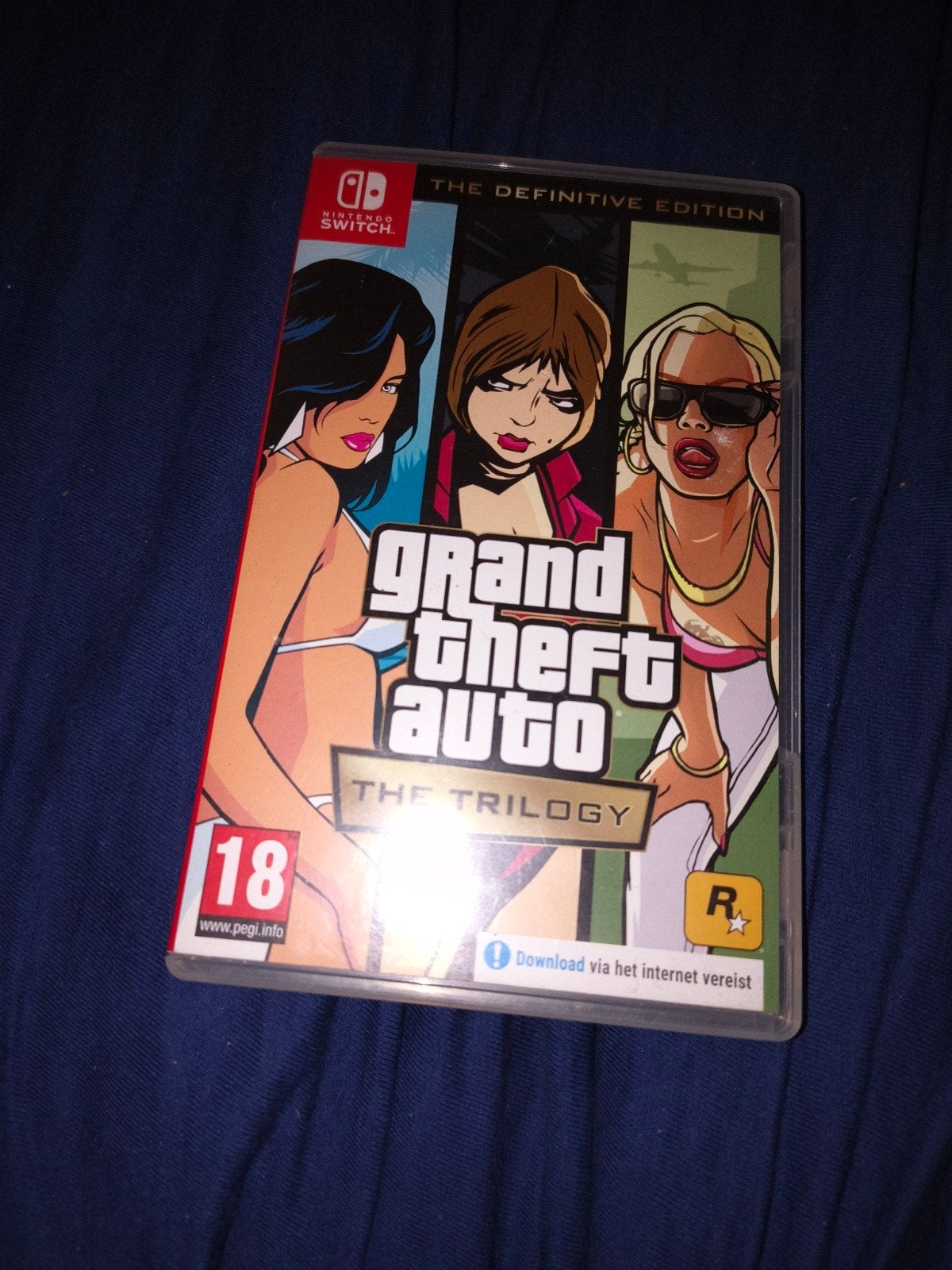 Nintendo switch Grand theft auto Trilogy with cartridge, Games en Spelcomputers, Ophalen of Verzenden, Zo goed als nieuw, Avontuur en Actie