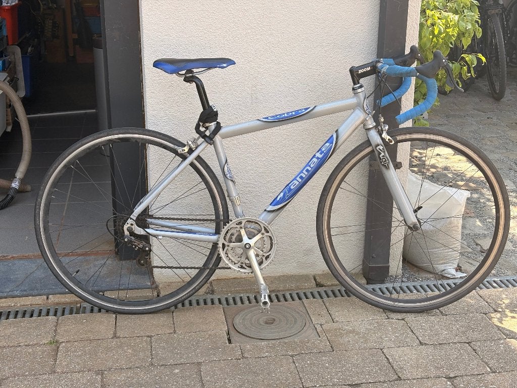 Vélo de course Zannata Cobra, Vélos & Vélomoteurs, Autres marques, Frein sur jante, Moins de 10 vitesses, Aluminium