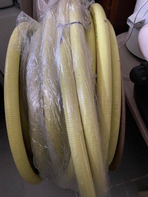 INOX GASLEIDING OP ROL, Ophalen, Inox