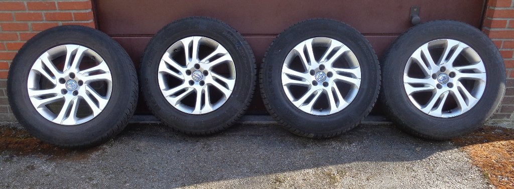 alu velgenset met winterbanden, Ophalen, Gebruikt, Velg(en), 17 inch