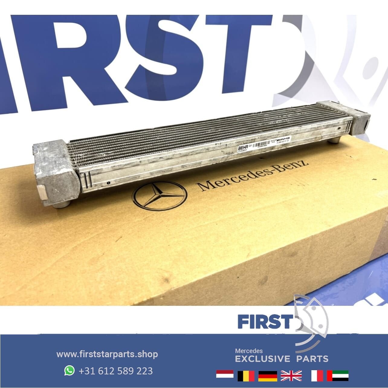 A0995005103 OLIEKOELER W176 A W117 CLA W156 GLA 45 AMG OLIE, Utilisé, -, -, Enlèvement ou Envoi