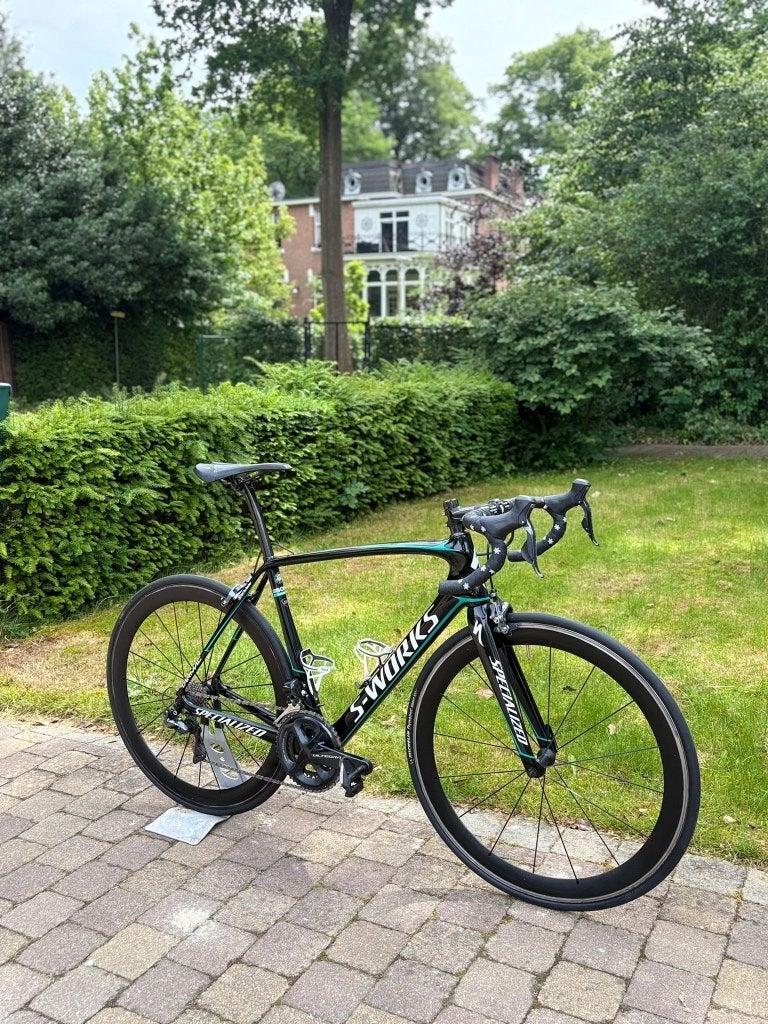 Specialized Sworks SL5 Bora Hansgrohe teamfiets, Carbon, Velgrem, Zo goed als nieuw, Meer dan 20 versnellingen