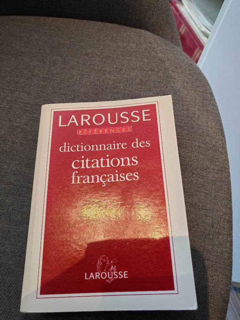 Larouse dico des citations françaises, Enlèvement, Utilisé, Autres sujets/thèmes