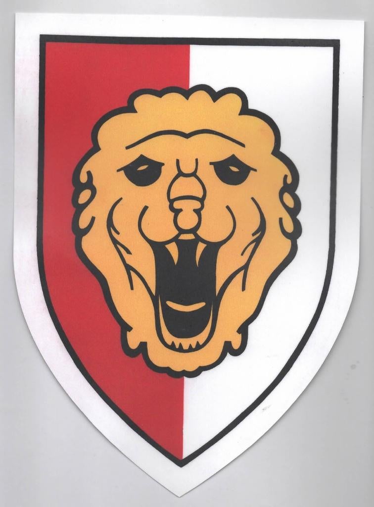 Minerva stikker 14 Div ABL, Verzamelen, Ophalen, Landmacht, Embleem of Badge