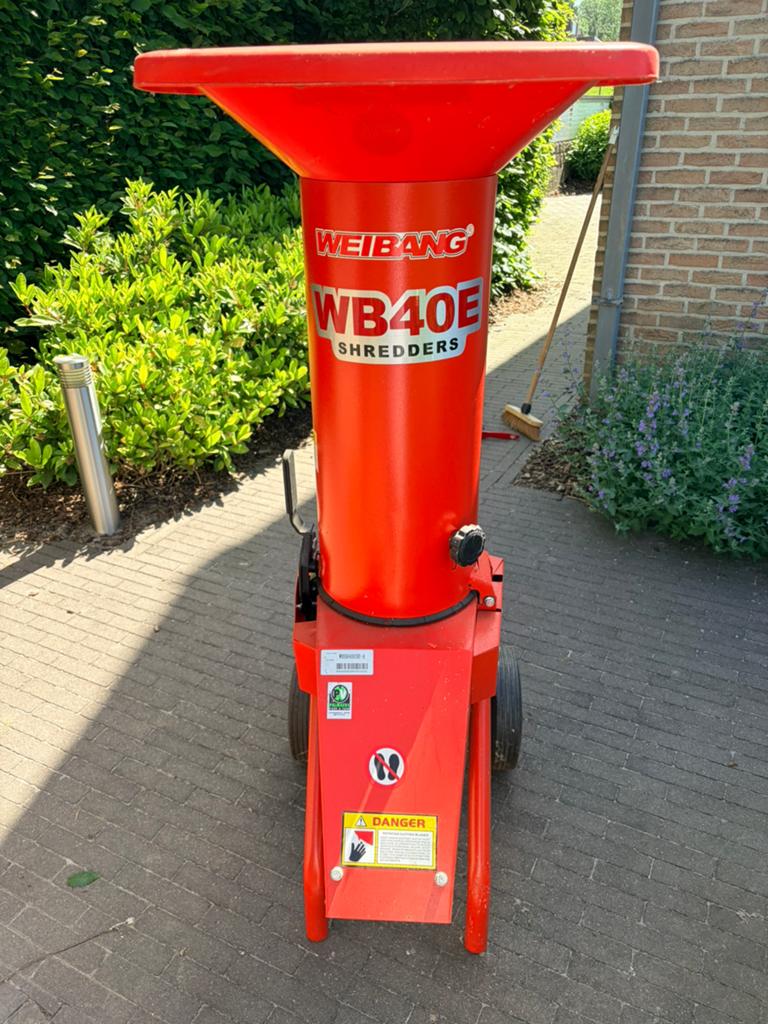 PROFESSIONELE WEIBANG WB40E hakselaar - zo goed als nieuw, Tuin en Terras, Ophalen, Zo goed als nieuw, Elektrisch