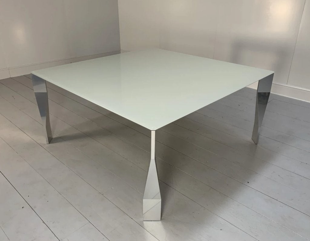 Molteni & Co DIAMOND tafel (1m60 op 1m60), Huis en Inrichting, Ophalen, Gebruikt, 150 tot 200 cm, Vierkant