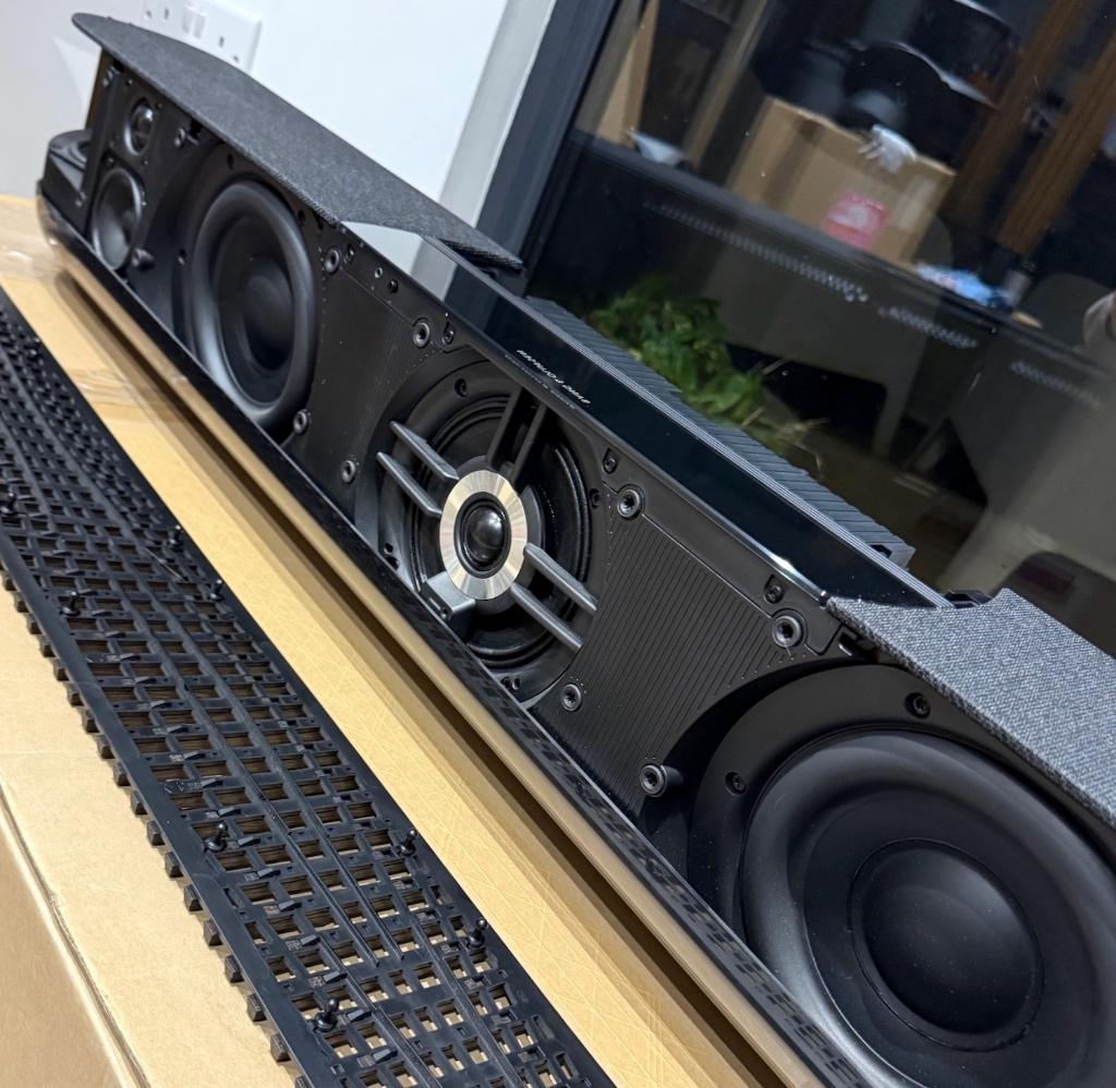 Bang & Olufsen Beosound Theatre 55 Black Anthracite - B&O, Audio, Tv en Foto, Ophalen, Info@bang-olufsen.dk, Zo goed als nieuw