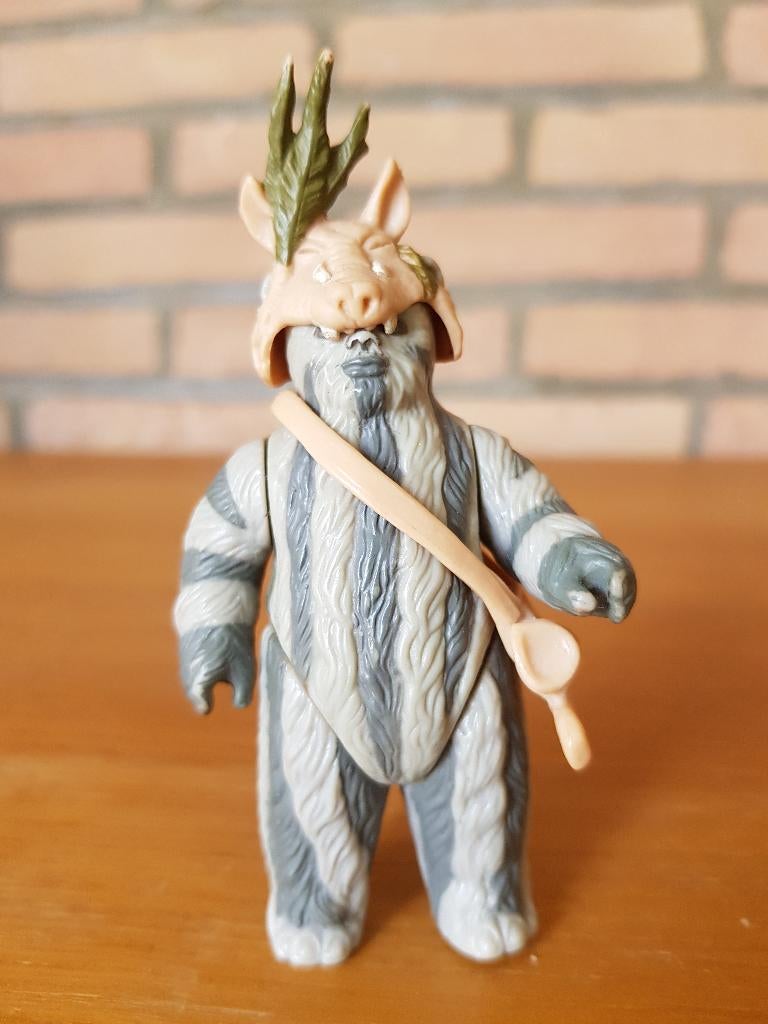 Star Wars Ewok Teebo vintage 1984 Kenner, Ophalen of Verzenden, Gebruikt, Actiefiguurtje