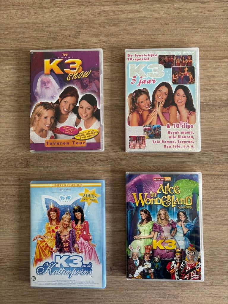 4 K3 dvd’s. Als set of apart te koop, CD & DVD, DVD | Enfants & Jeunesse, Enlèvement ou Envoi, Comme neuf, Autres genres