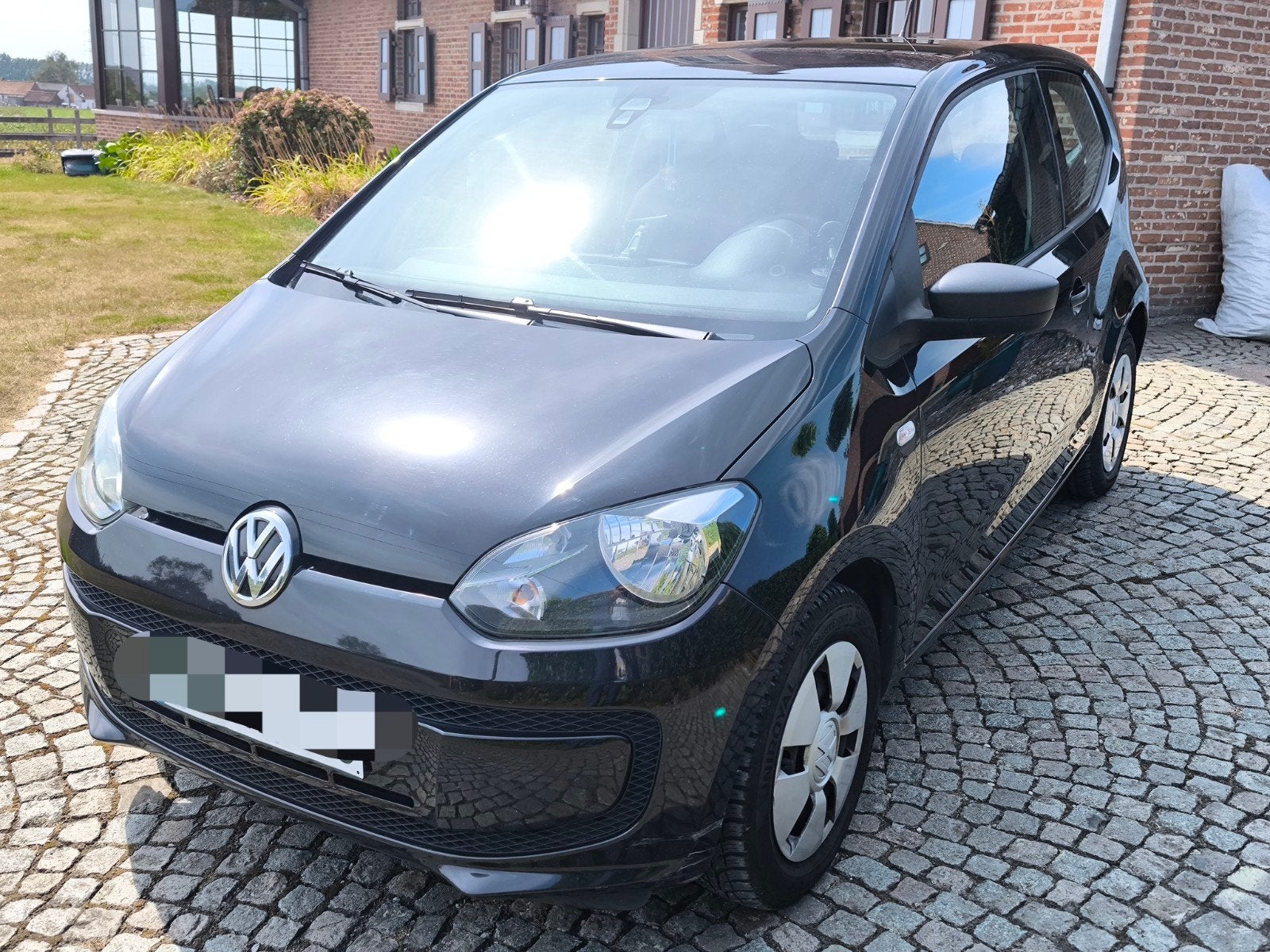 Volkswagen UP , Essence 1.0 , très propre , 156000km , 2012, Auto's, Zwart, Bedrijf, Handgeschakeld, 44 kW
