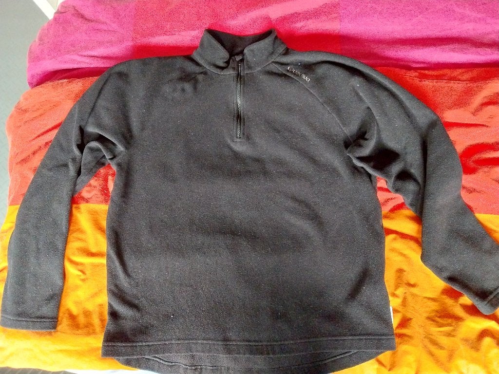 Fleece trui Maat M, Vêtements | Hommes, Pulls & Vestes, Enlèvement, Taille 48/50 (M), Noir