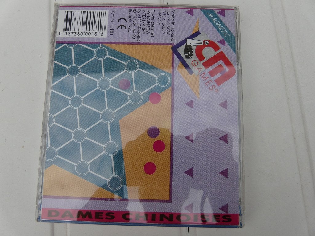 vintage gezelschapsspel Chinees damspel/( Halma), Hobby en Vrije tijd, Een of twee spelers, Ophalen, Zo goed als nieuw, Reisspel