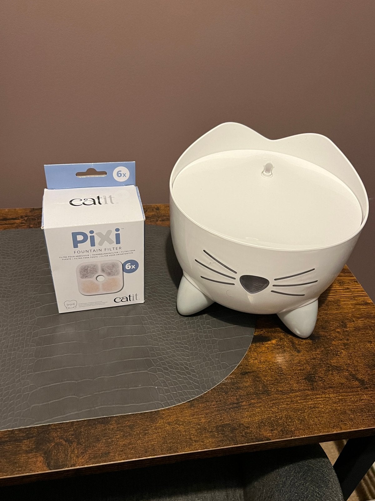 Catit Pixi drinkfontein katten + filters, Enlèvement, Utilisé