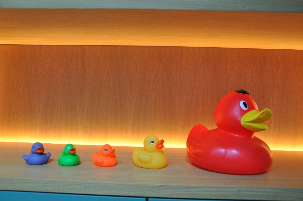 Verzameling schattige bad eendjes, Gebruikt, Overige merken, Overige karakters, Ophalen of Verzenden