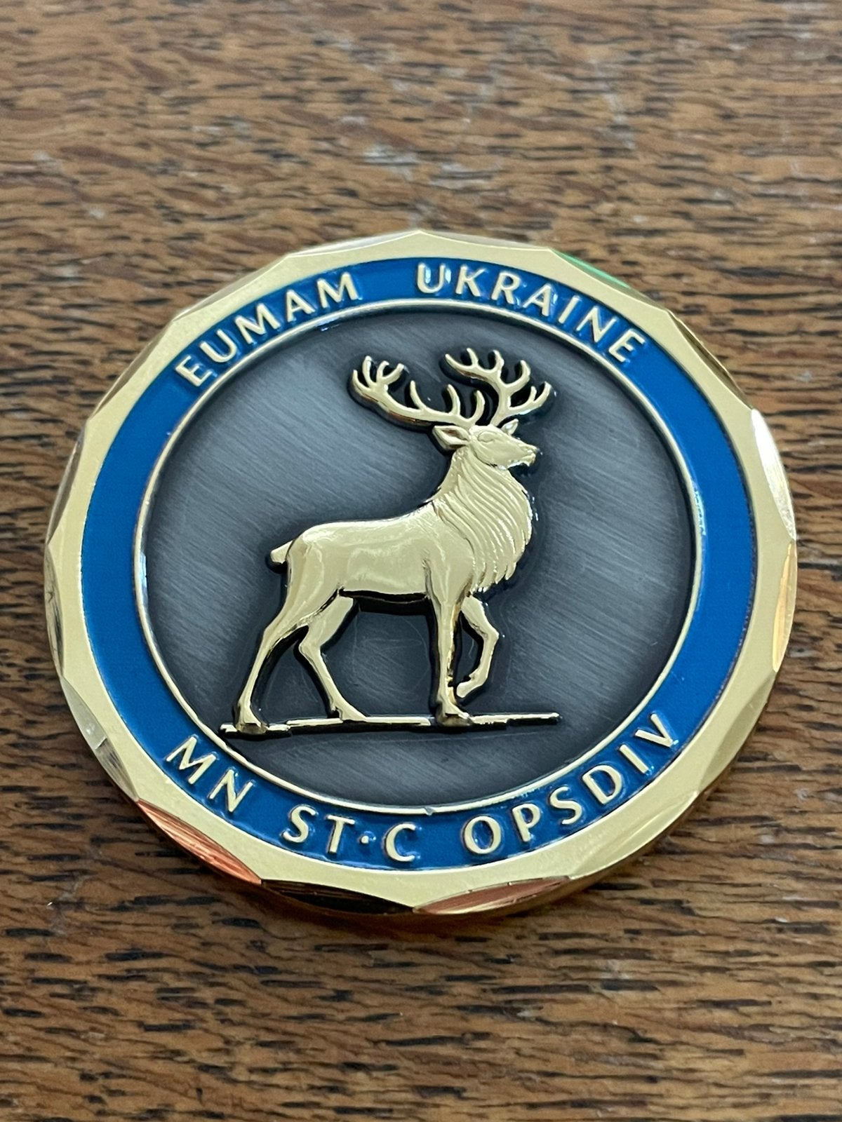 Cdt d'entraînement spécial de l'EUMAM Ukraine Coin (ST-C), Enlèvement ou Envoi, Emblème ou Badge