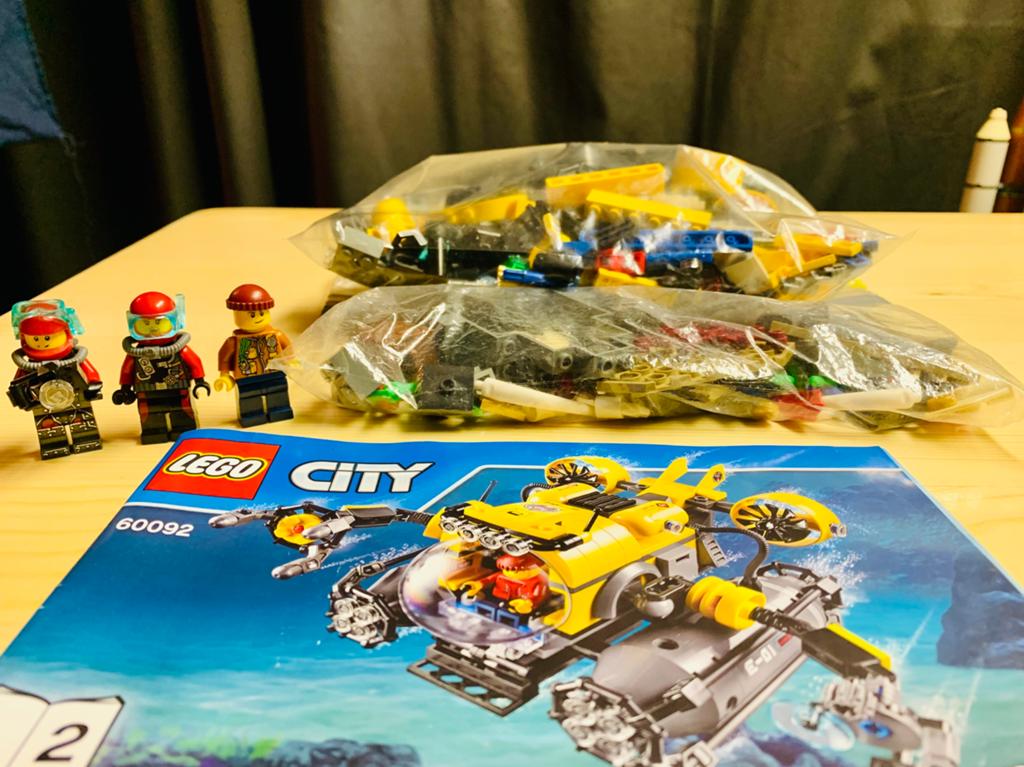 Lego City Diepzeeduiker (60092), Kinderen en Baby's, Speelgoed | Duplo en Lego, Ophalen, Lego, Compleet, Complete set