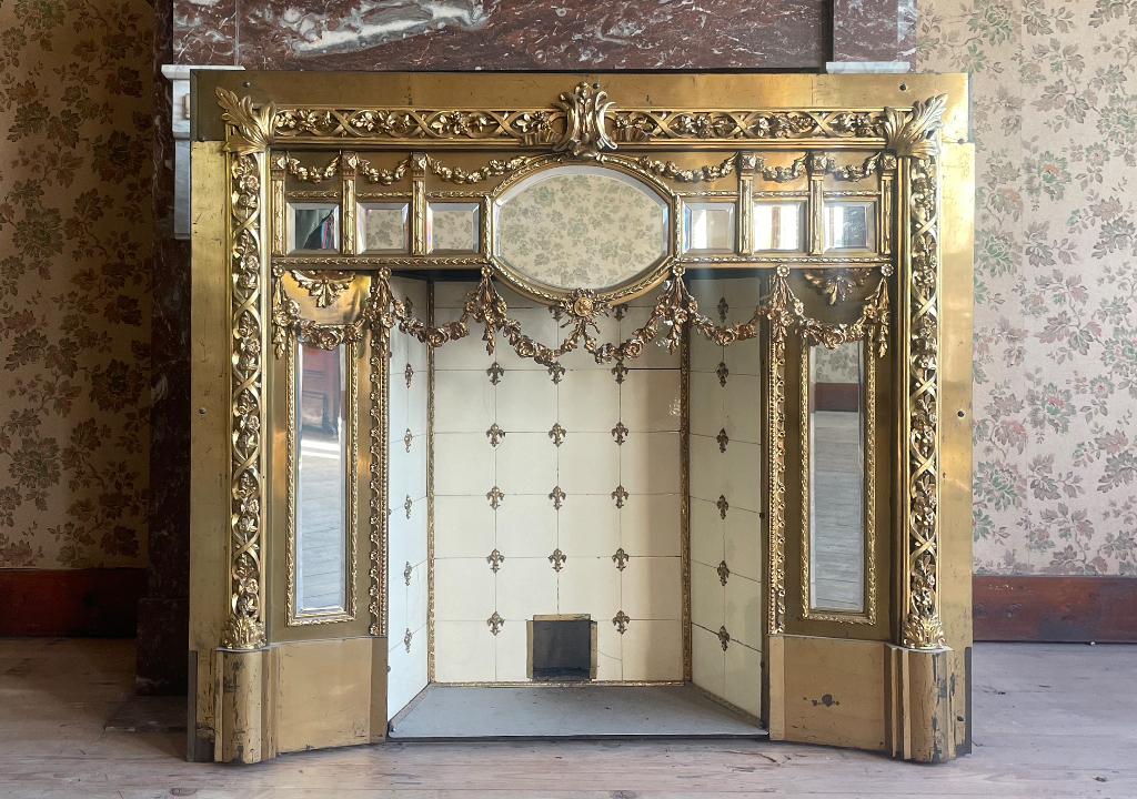Vergulde sierhaard (Louis XVI-stijl), Antiek en Kunst, Ophalen