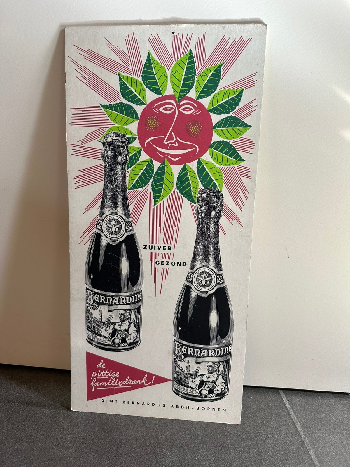 Bernardine reclamebord, Ophalen of Verzenden, Zo goed als nieuw