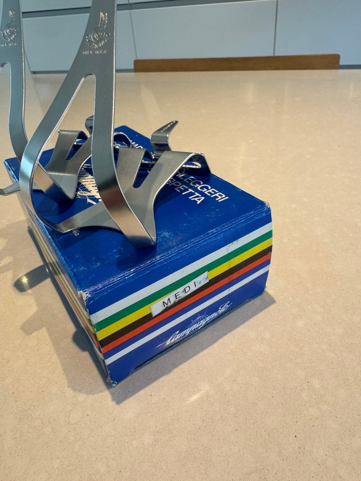 Campagnolo superleggeri toe clips M, Enlèvement, Comme neuf