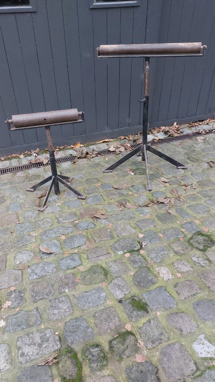 Gelagerde rolbokken voor het zware hout en metaal werk., Doe-het-zelf en Bouw, Ophalen