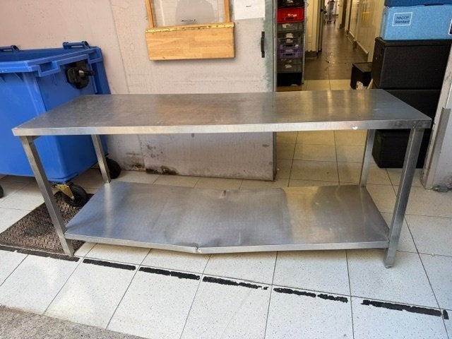 Table Innox 200cm x 70 cm, Enlèvement, Utilisé, Boulangerie et Boucherie