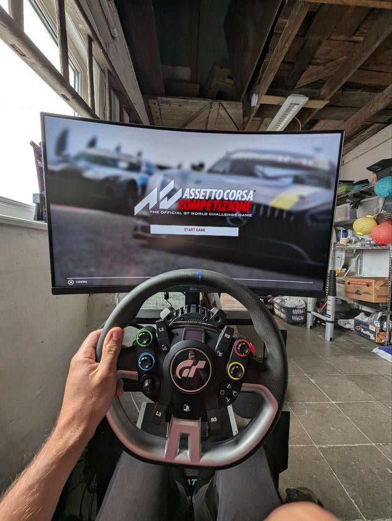 Fanatec sim + rig + scherm + PS5, Enlèvement