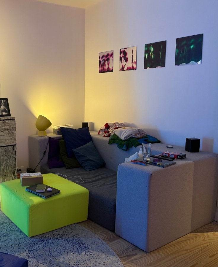 Gratis cubista zetel, Ophalen