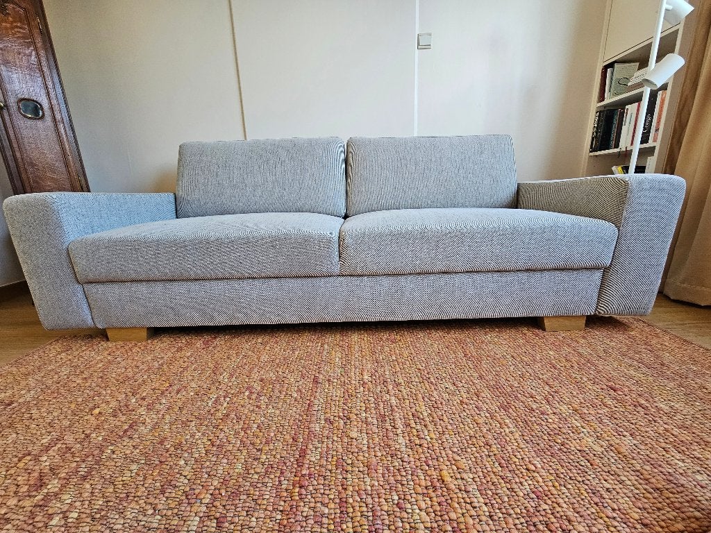 IKEA SÖRVALLEN 3-zits VIARP beige/bruin, Huis en Inrichting, Zetels | Zetels, Nieuw, Rechte bank, Driepersoons, Ophalen