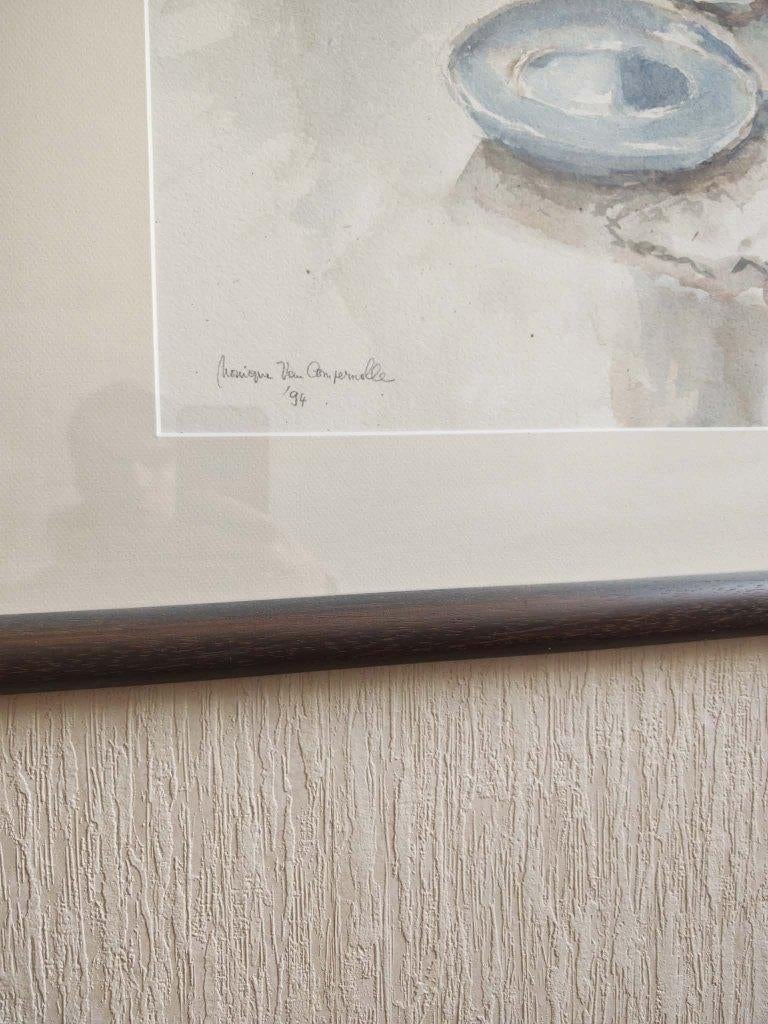 aquarel schilderij, Antiek en Kunst, Ophalen
