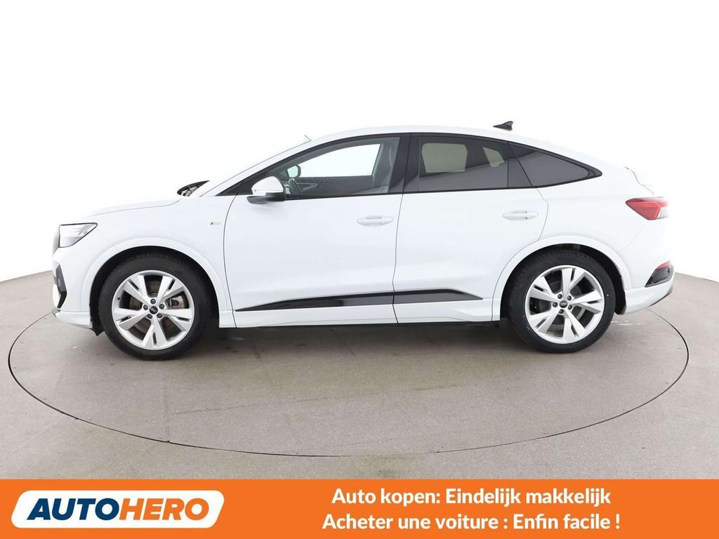 Audi Q4 e-tron 40 e-tron (bj 2023, automaat), Auto's, Automaat, Achterwielaandrijving, Gebruikt, Zwart