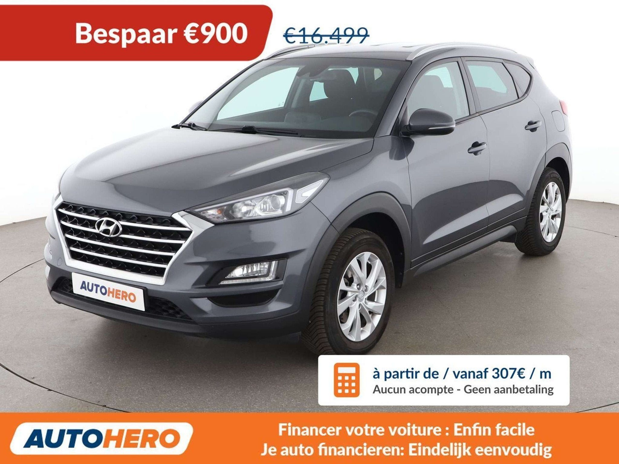 Hyundai Tucson 1.6 Select 2WD (bj 2019), Auto's, Voorwielaandrijving, Stof, Gebruikt, 1648 kg
