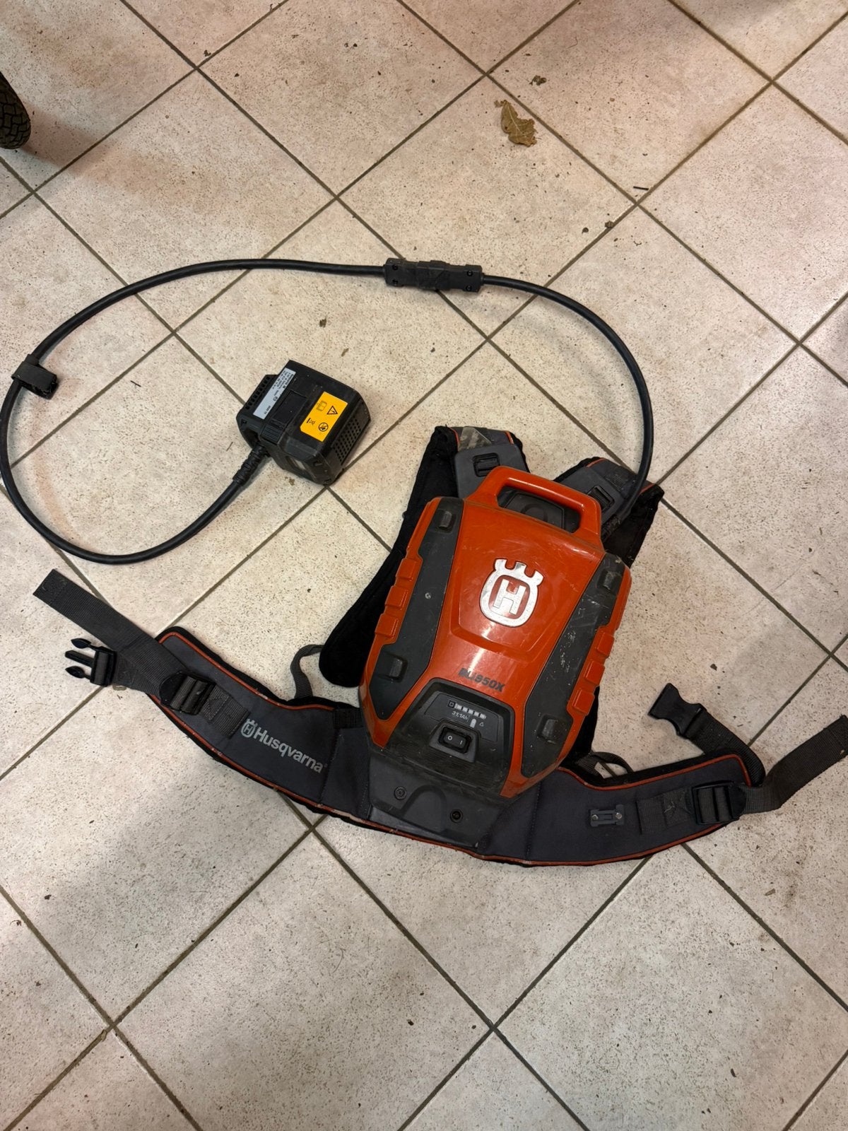 Husqvarna accu bli 950 x, Ophalen, Gebruikt