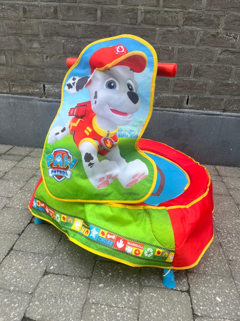 Mini trampoline paw patrol, Ophalen, Zo goed als nieuw
