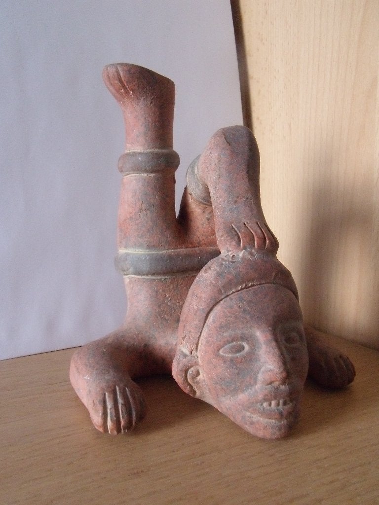 statuette terre cuite art populaire mexicain, Antiquités & Art, Enlèvement ou Envoi
