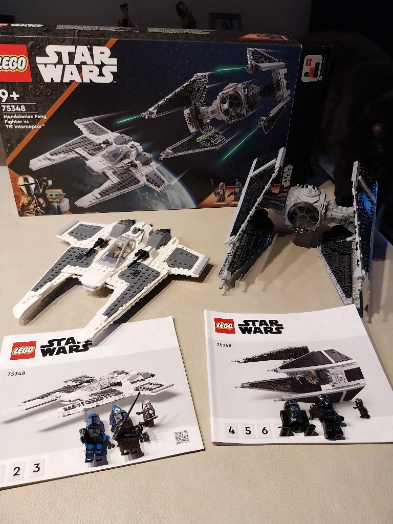 lego star wars 75348 Mandalorian Fighter TIE Interceptor, Star Wars, Lego, Ophalen of Verzenden, Zo goed als nieuw