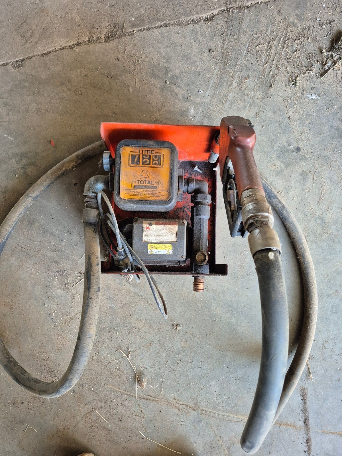 Dieselpomp, Bricolage & Construction, Treuils et Palans, Enlèvement, Utilisé, Électrique