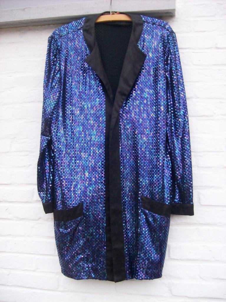 feestjasje, Kleding | Dames, Gelegenheidskleding, Ophalen, Overige typen, Blauw, Maat 42/44 (L)