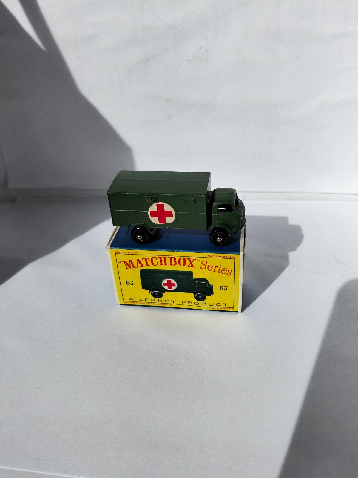 Camion de service Ford Matchbox Lesney NR63a et boîte D rare, Hobby & Loisirs créatifs, Enlèvement ou Envoi