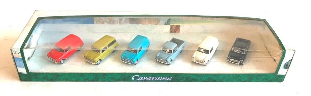 Mini 6 stuks Mini gift set Cararama schaal 1/72., Ophalen of Verzenden, Zo goed als nieuw, Auto