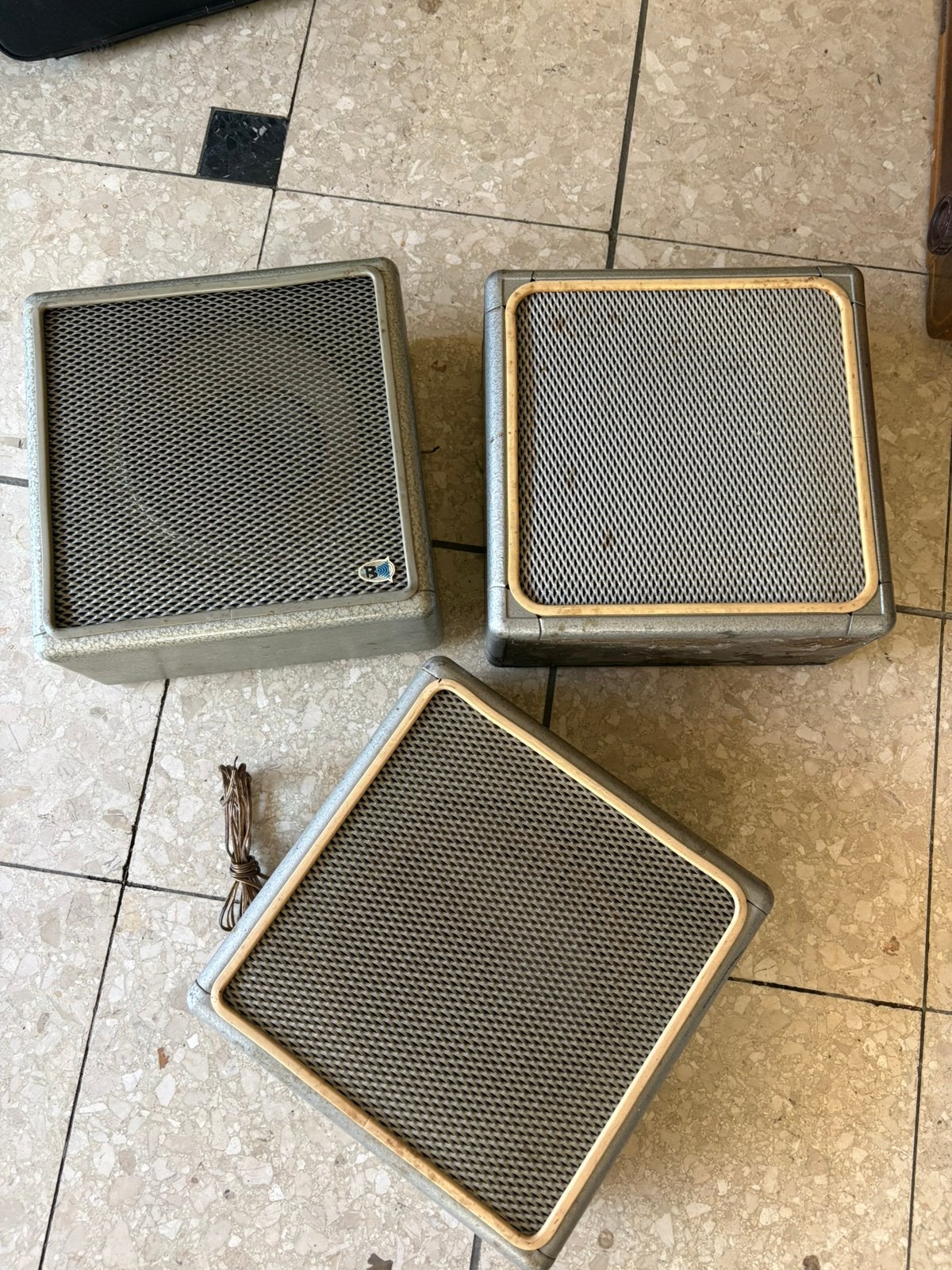 2 geluids-/bioscoopluidsprekers — Philips 9710M & Goodmans, Audio, Tv en Foto, Luidsprekerboxen, Ophalen of Verzenden, Gebruikt