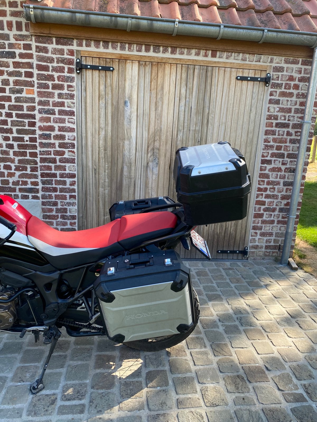 Kofferset Honda Africa Twin CRF1000L, Motoren, Ophalen, Gebruikt