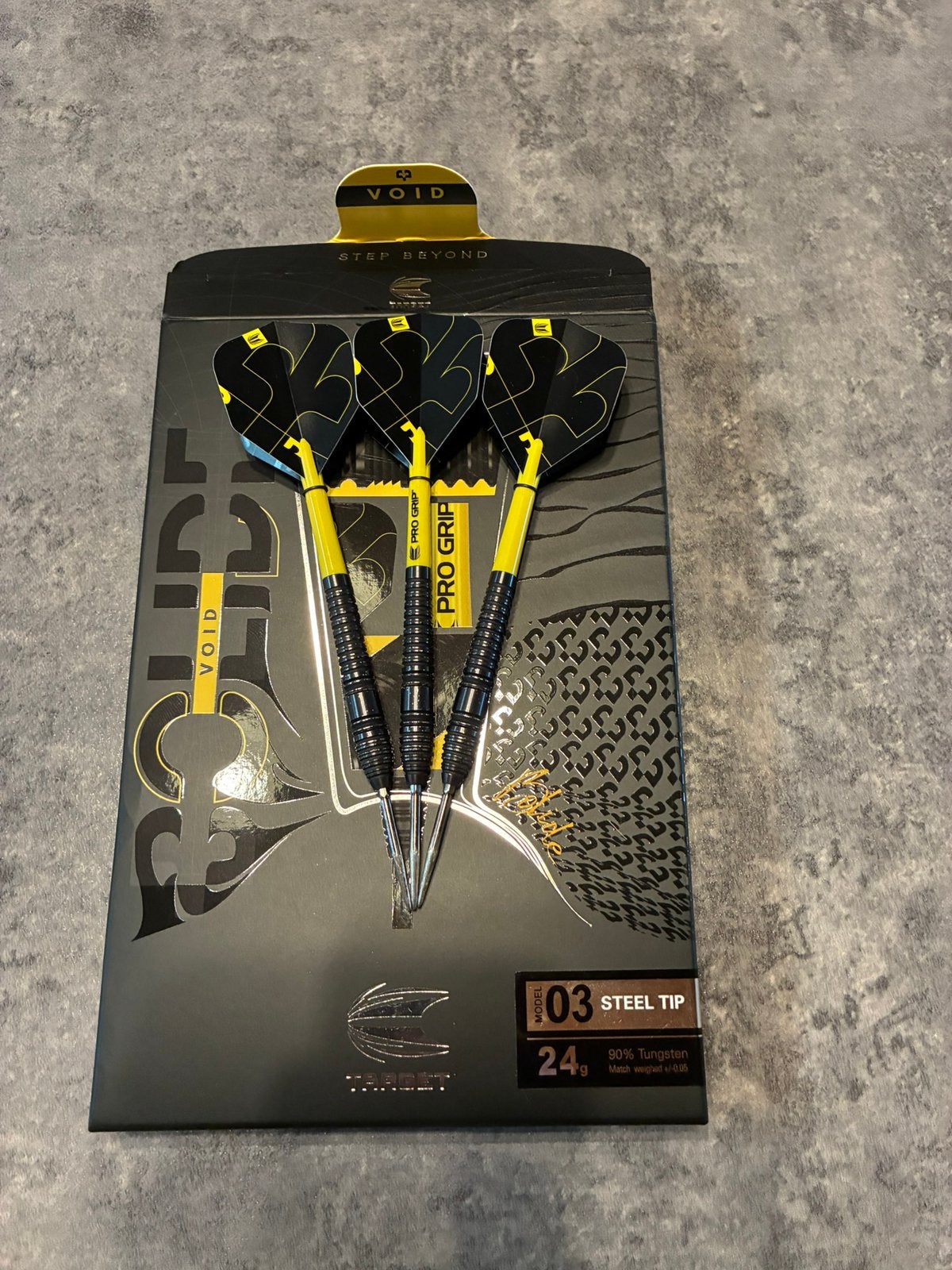 Target bolide void 3. 24gr, Sport en Fitness, Darts, Ophalen, Gebruikt