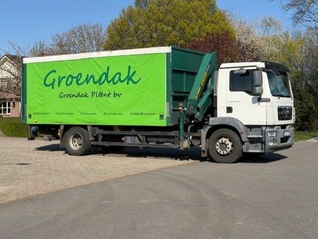 MAN TGM 19.250 PALFINGER GRUE/CAPAIN COULISSANT/À PLAT/SPÉ, 250 ch, Euro 5, Achat, Entreprise