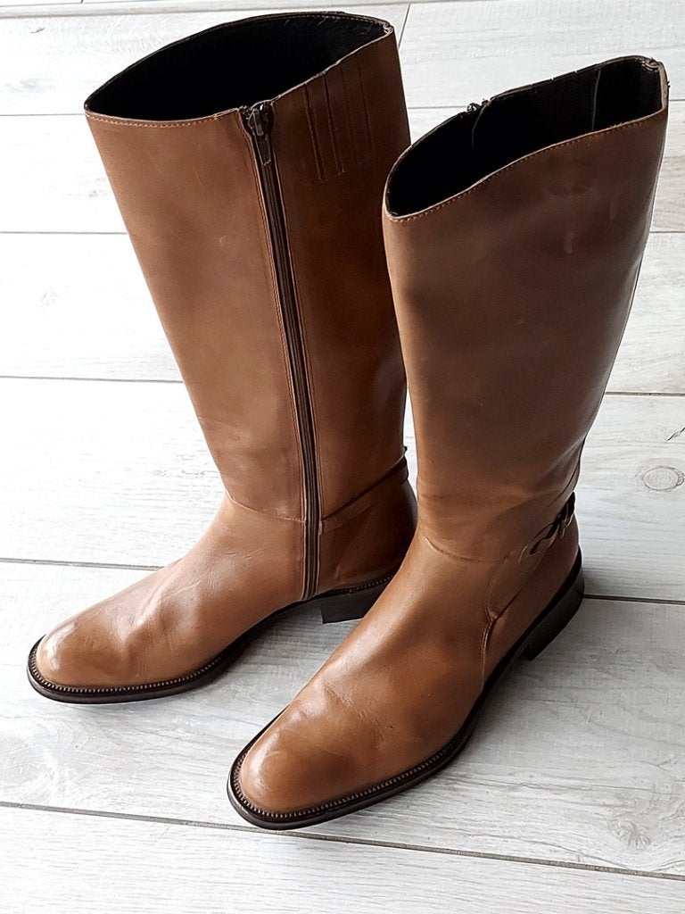Hoge dameslaarzen, maat 41, Kleding | Dames, Ophalen, Hoge laarzen, Bruin, Gedragen